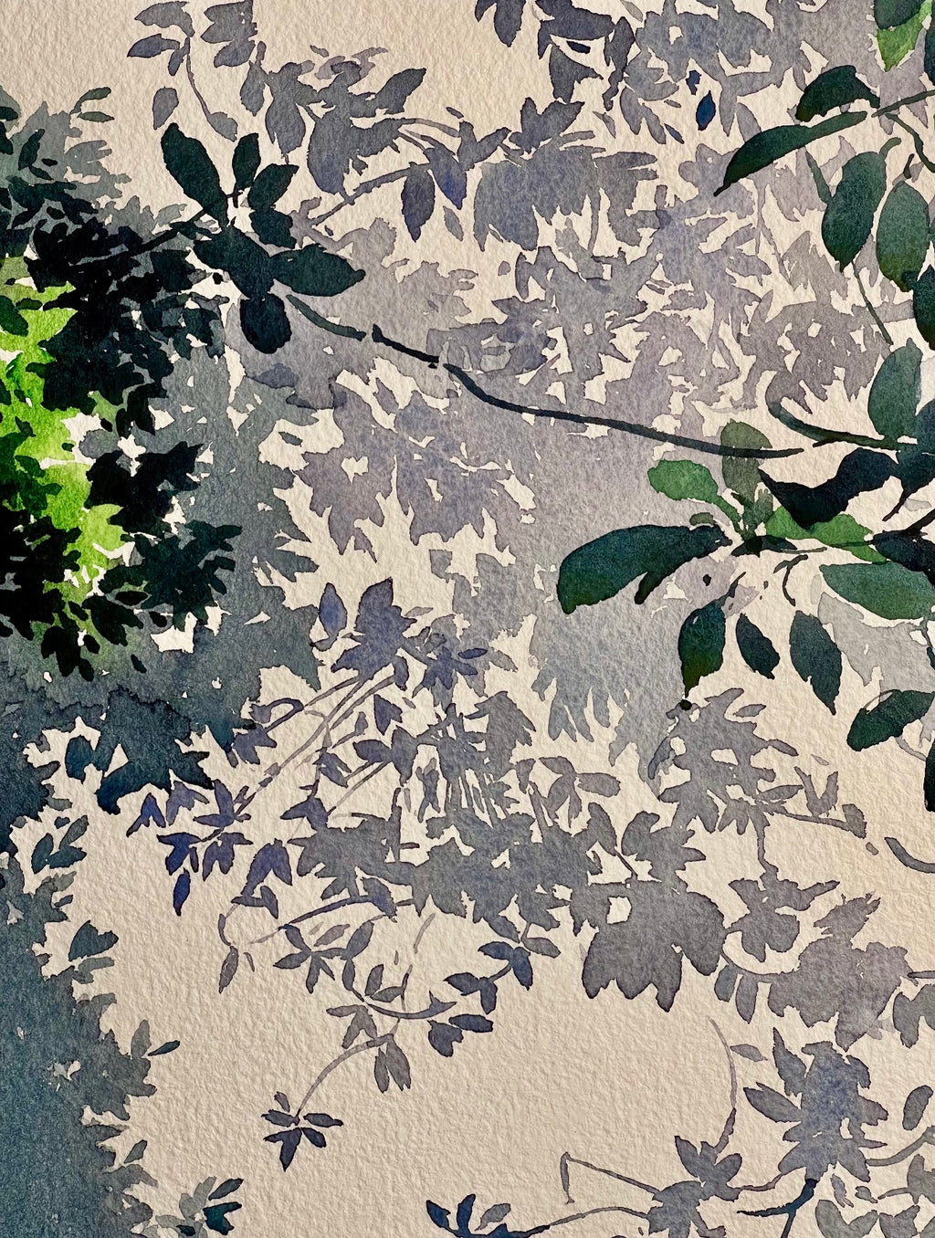A3 Original Watercolor Painting — Hand-Painted Wall Art